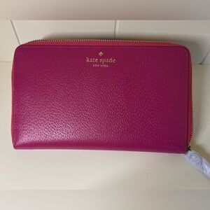 Kate Spade Grand Street Travel Wallet - Color Sweetheart Pink